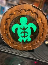 Turtle Bottom pendant