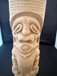 Cordless tiki bar lamp