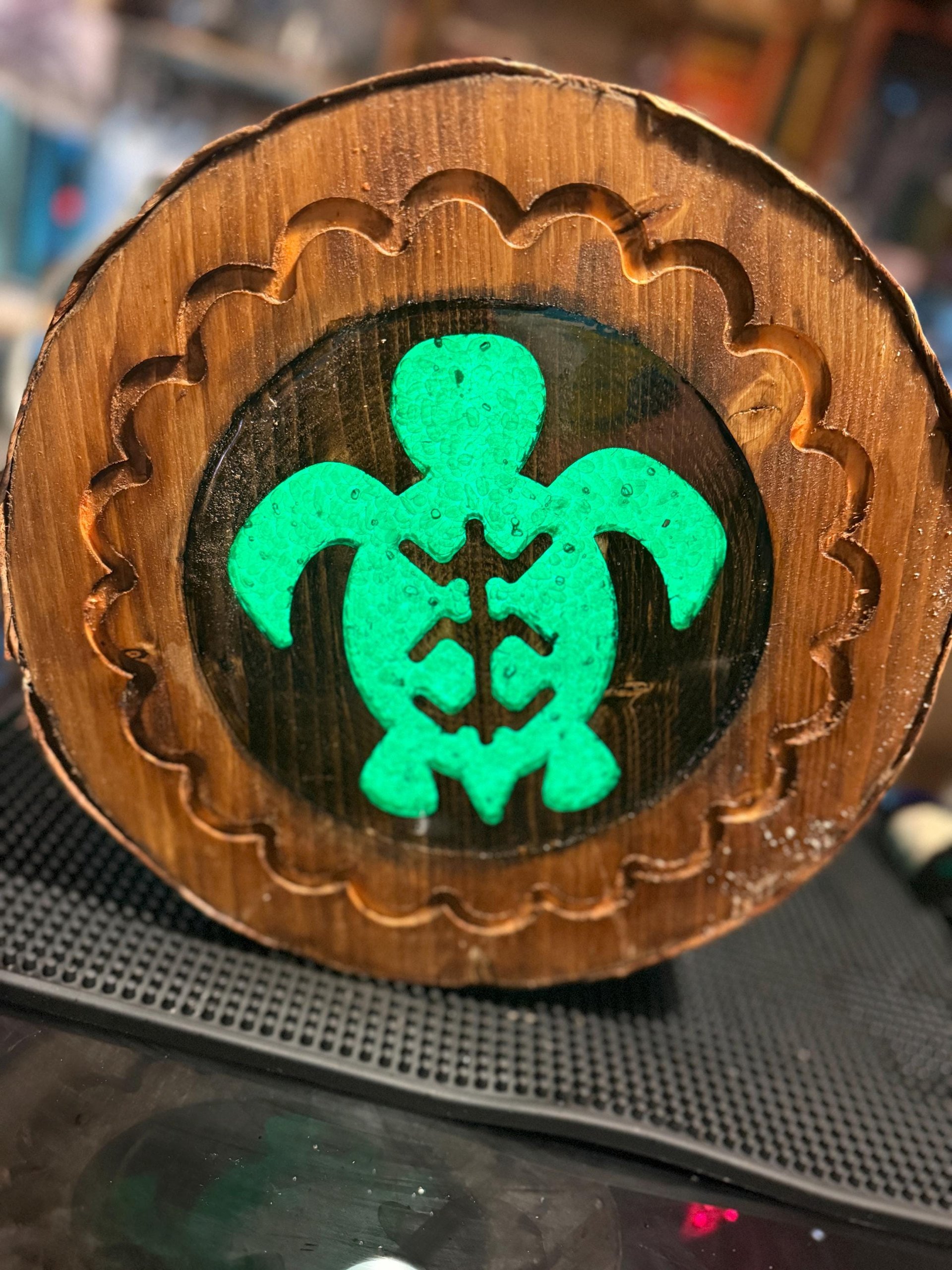 Turtle Bottom pendant